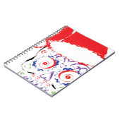 Sugar Skull Santa Notitieboek (Linkerzijde)