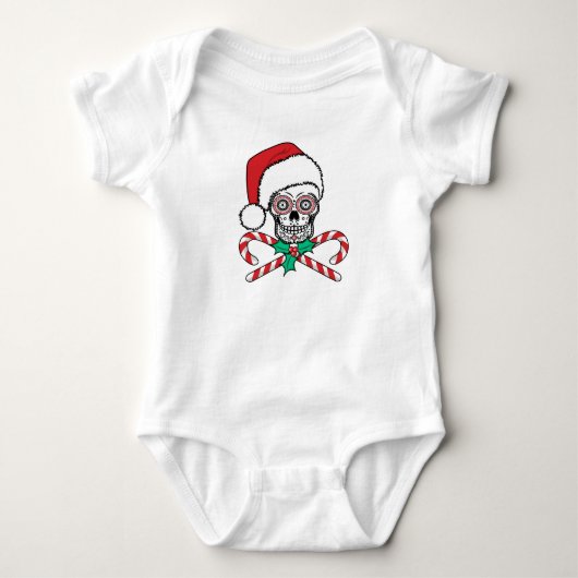 Sugar Skull Santa Romper (Voorkant)