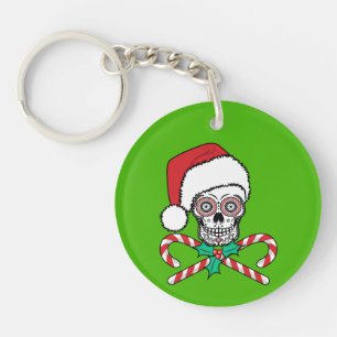 Sugar Skull Santa Sleutelhanger