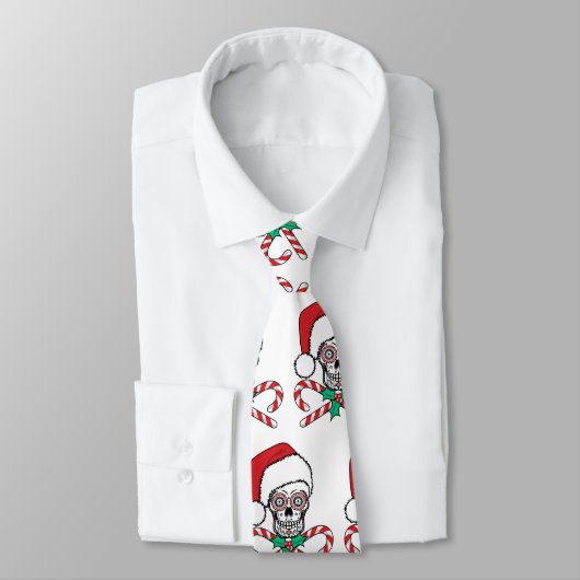 Sugar Skull Santa Stropdas (Gebonden)