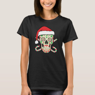Sugar Skull Santa T-shirt