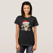Sugar Skull Santa T-shirt (Voorkant volledig)