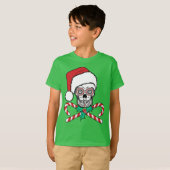 Sugar Skull Santa T-shirt (Voorkant volledig)