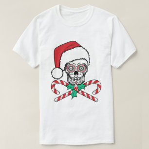 Sugar Skull Santa T-shirt