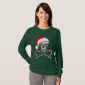 Sugar Skull Santa T-shirt (Voorkant volledig)
