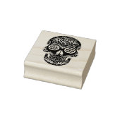 Sugar Skull Silhouette Art Stempel (Stempel)