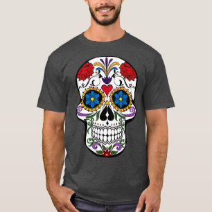 Sugar Skull Skelet Vrouwen Mannen Halloween Gift T-shirt
