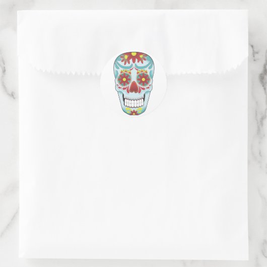 Sugar Skull sticker (Tas)