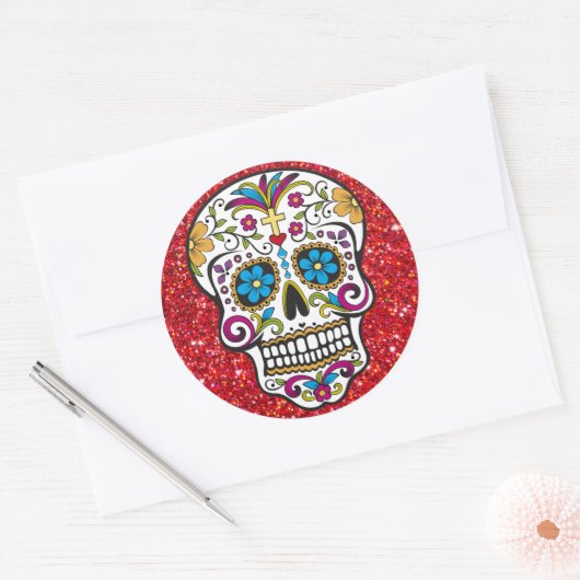 Sugar skull Sticker (Envelop)