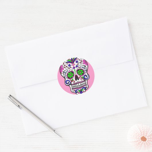 Sugar skull Sticker (Envelop)