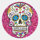 Sugar skull Sticker (Voorkant)