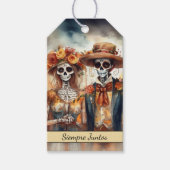 Sugar Skull Sweetheart, op maat Cadeaulabel (Voorkant)