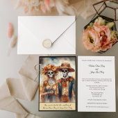 Sugar Skull Sweetheart, op maat Kaart