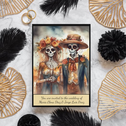 Sugar Skull Sweetheart, op maat Kaart