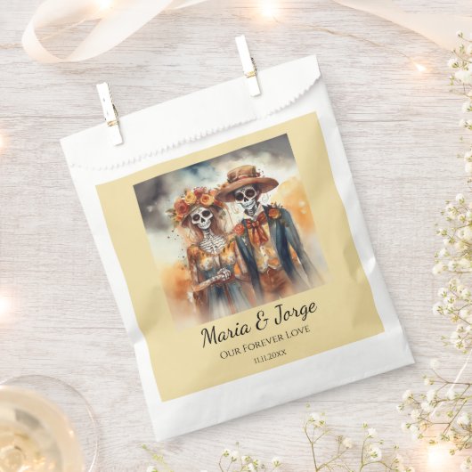 Sugar Skull Sweethearts, op maat Bedankzakje (Geknipt)