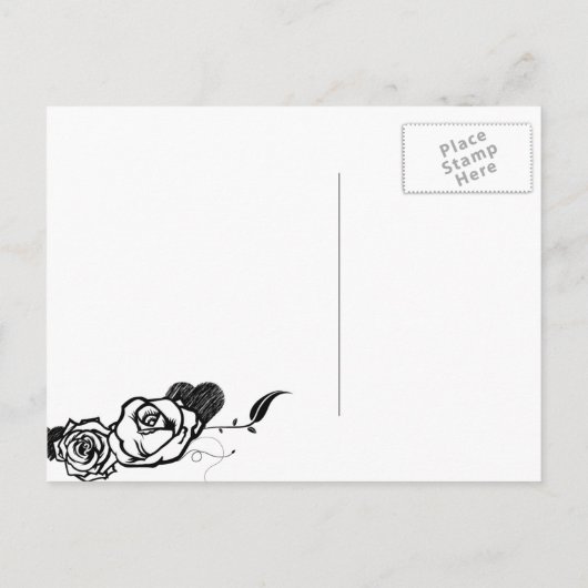 Sugar Skull Tattoo Design Shower-uitnodiging Uitnodiging Briefkaart (Achterkant)