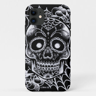 Sugar Skull Tattoo Flash Case-Mate iPhone Case