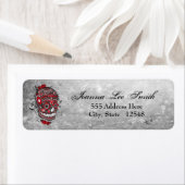 Sugar Skull Tattoo ontwerp Mexicaanse illustratie Etiket (Insitu)