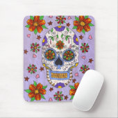 Sugar Skull with Marigolds Muismat (Met muis)
