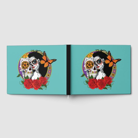 Sugar Skulls Art Nouveau Gastenboek (Volledig)