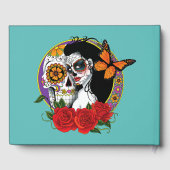 Sugar Skulls Art Nouveau Gastenboek (Achterkant)