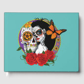 Sugar Skulls Art Nouveau Gastenboek (Voorkant)