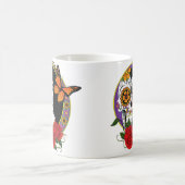 Sugar Skulls Art Nouveau Koffiemok (Center)