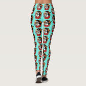 Sugar Skulls Art Nouveau Leggings (Achterkant)