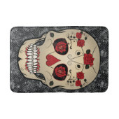 Sugar Skulls Bath Mat - Day of the Dead Art (Voorkant)