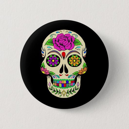 Sugar Skulls Button (Voorkant)
