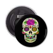 Sugar Skulls Button flesopener (Voorkant)