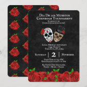 Sugar Skulls Cornhole Tournament Fundraiser Kaart (Voorkant / Achterkant)