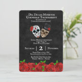 Sugar Skulls Cornhole Tournament Fundraiser Kaart (Staand voorkant)