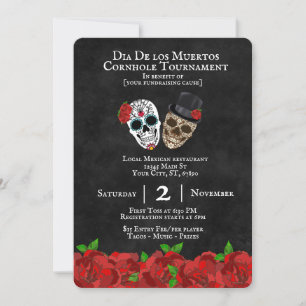 Sugar Skulls Cornhole Tournament Fundraiser Kaart