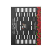Sugar Skulls Cornhole Tournament Score Board Notitieblok (Linkerzijde)