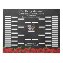 Sugar Skulls Cornhole Tournament Score Board Notitieblok