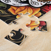 Sugar Skulls Dag van de Doden | Dia De Los Muertos Legpuzzel (Zijkant)