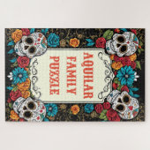 Sugar Skulls Dag van de Doden | Dia De Los Muertos Legpuzzel (Horizontaal)