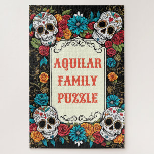 Sugar Skulls Dag van de Doden Dia De Los Muertos Legpuzzel