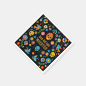 Sugar Skulls Dag van de Doden Servet (Hoek)