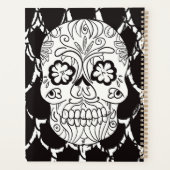 Sugar Skulls Day of the Dead Lattice Planner (Achterkant)