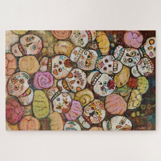 Sugar Skulls Day of the Dead Puzzle Legpuzzel (Horizontaal)