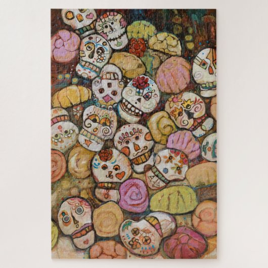 Sugar Skulls Day of the Dead Puzzle Legpuzzel (Verticaal)