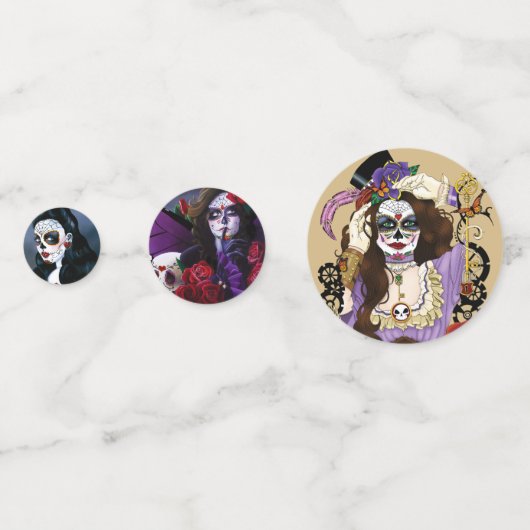 Sugar Skulls Day overleden Confetti (Voorkanten)