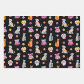 Sugar Skulls Day van de Dode Halloween Kleurrijk Inpakpapier Vel (Voorkant 2)