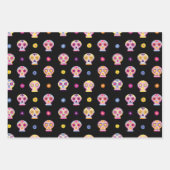 Sugar Skulls Day van de Dode Halloween Kleurrijk Inpakpapier Vel (Voorkant)