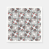 Sugar Skulls Day van de Dode Partij Servetten (Voorkant)