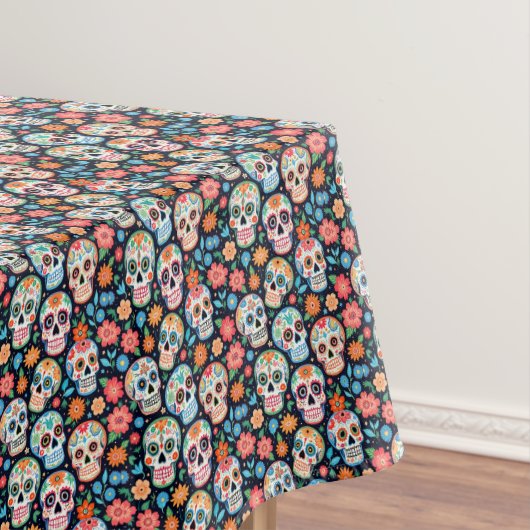 Sugar Skulls Dia de Los Muertos Tafelkleed (Voorbeeld)