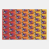 Sugar Skulls Fairy Sunset Inpakpapier Vel (Voorkant 2)