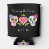 Sugar Skulls & Flowers Koelbox Blikjeskoeler (Voorkant)